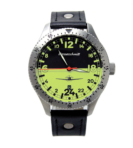 Messerschmitt Fliegeruhr 108-24DR Quarz Werk