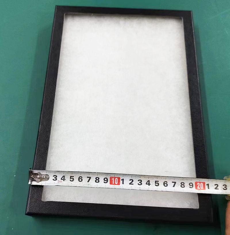 Sammelvitrine, Ordenvitrine, Schaukasten mit Echtglasscheibe klein, 31 x 21 x 2,5cm