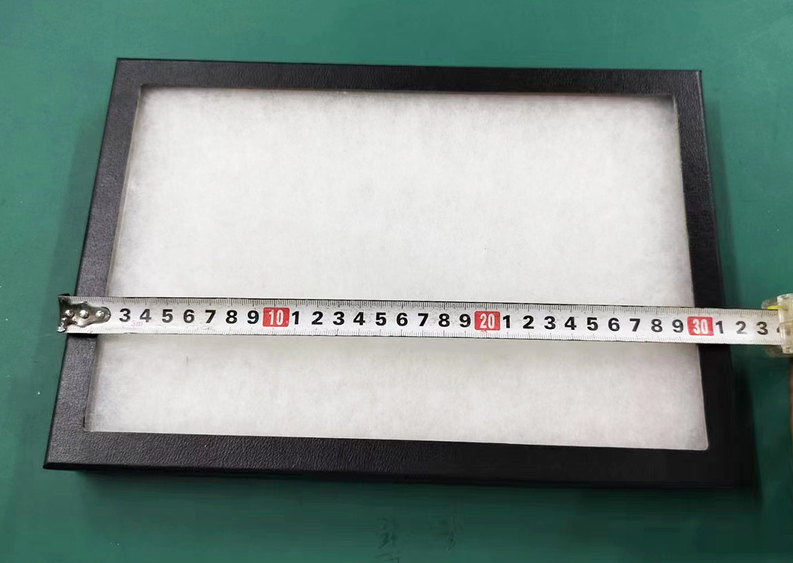 Sammelvitrine, Ordenvitrine, Schaukasten mit Echtglasscheibe klein, 31 x 21 x 2,5cm