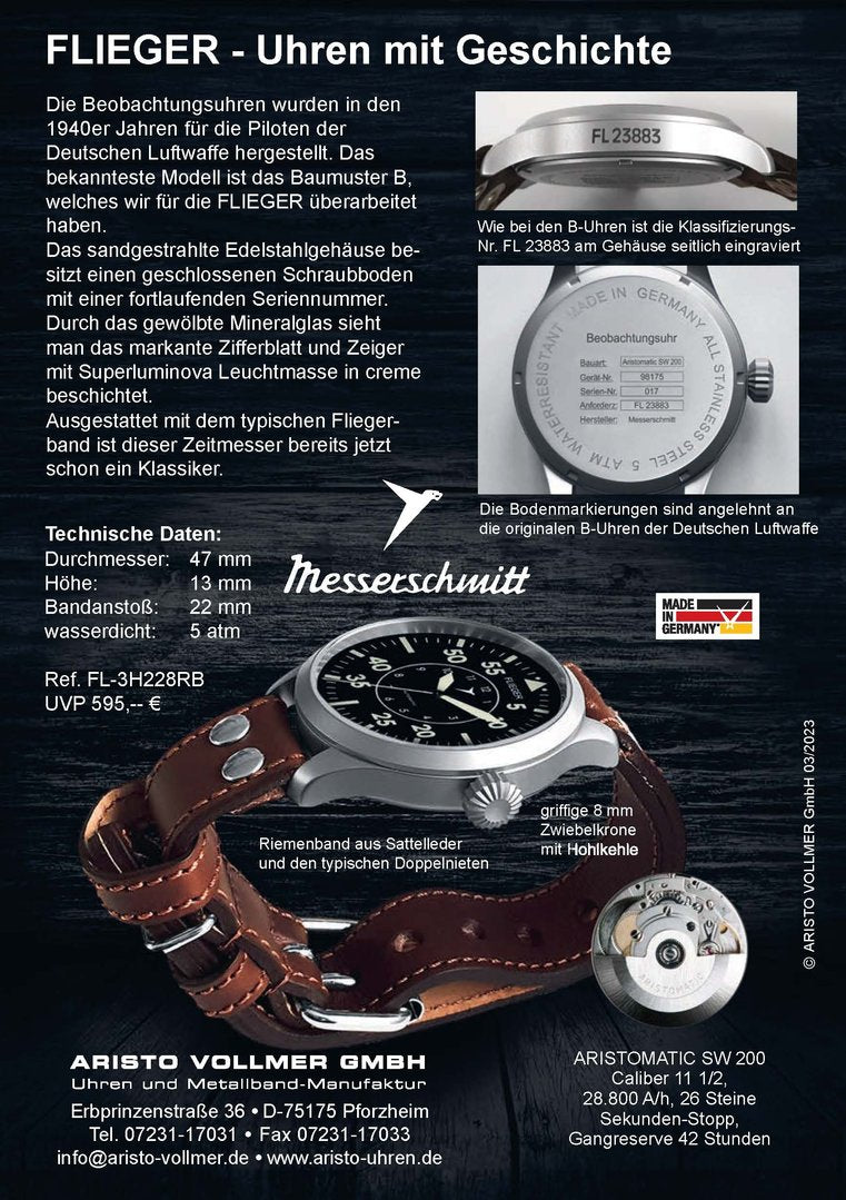 Messerschmitt FLIEGER 47 Pilot Automatic-Werk