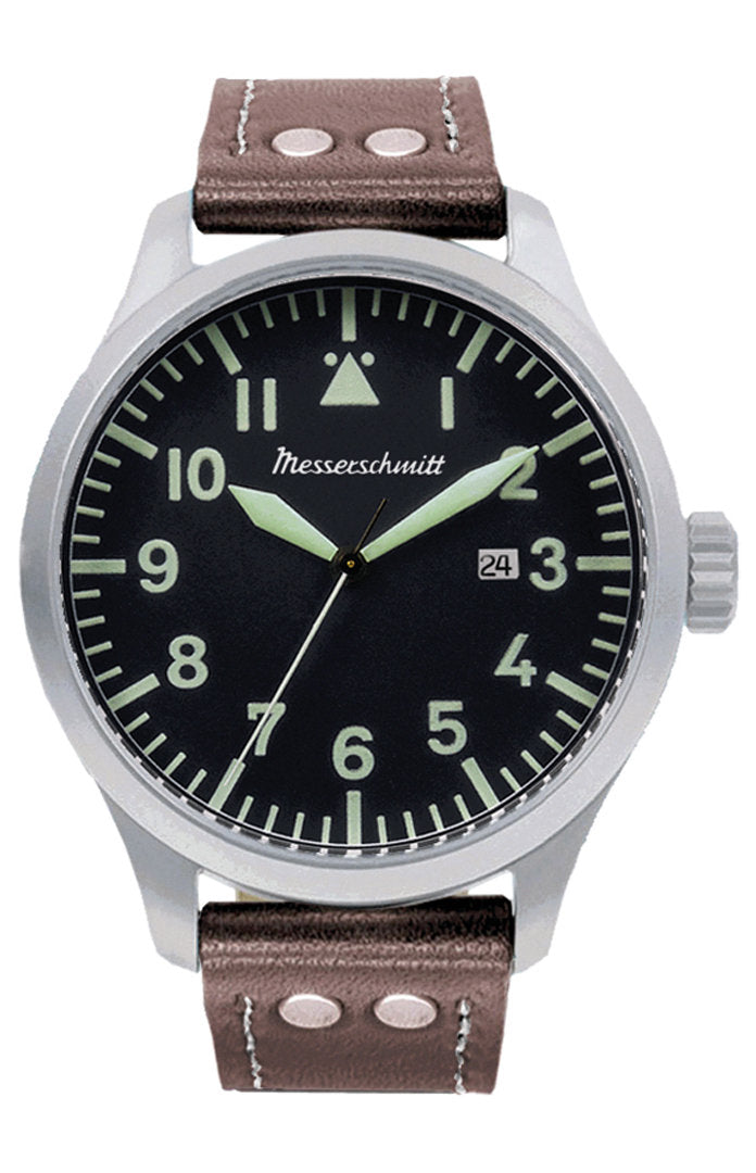 Messerschmitt Fliegeruhr ME-47XLB Quarz Werk
