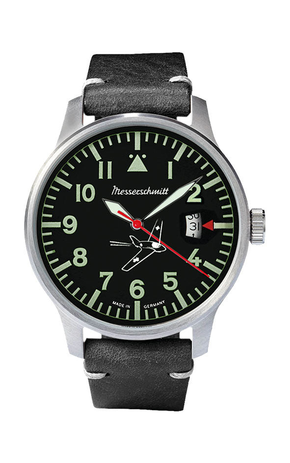 Messerschmitt  Fliegeruhr ME163-80-2 Quarz Werk