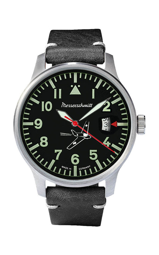 Messerschmitt  Fliegeruhr ME163-80-2 Quarz Werk