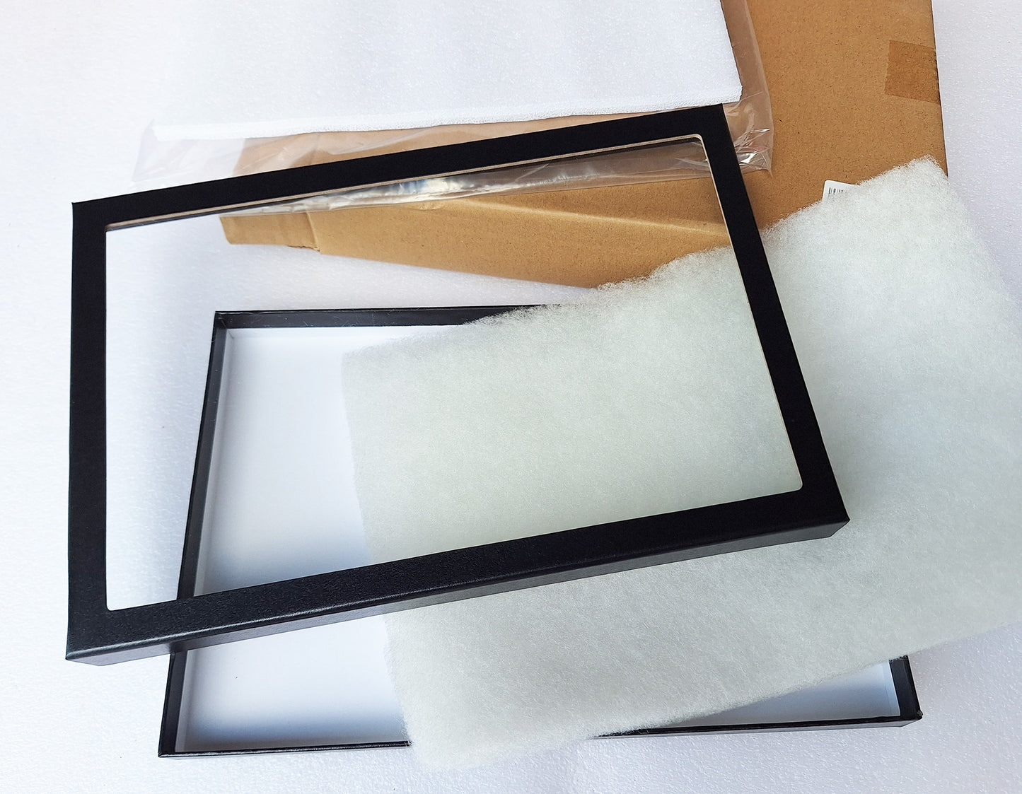 Sammelvitrine, Ordenvitrine, Schaukasten mit Echtglasscheibe klein, 31 x 21 x 2,5cm