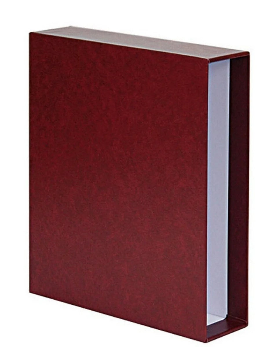 Sparset! Album A4 mit Schuber - Farbe rot - mit 20 Blatt