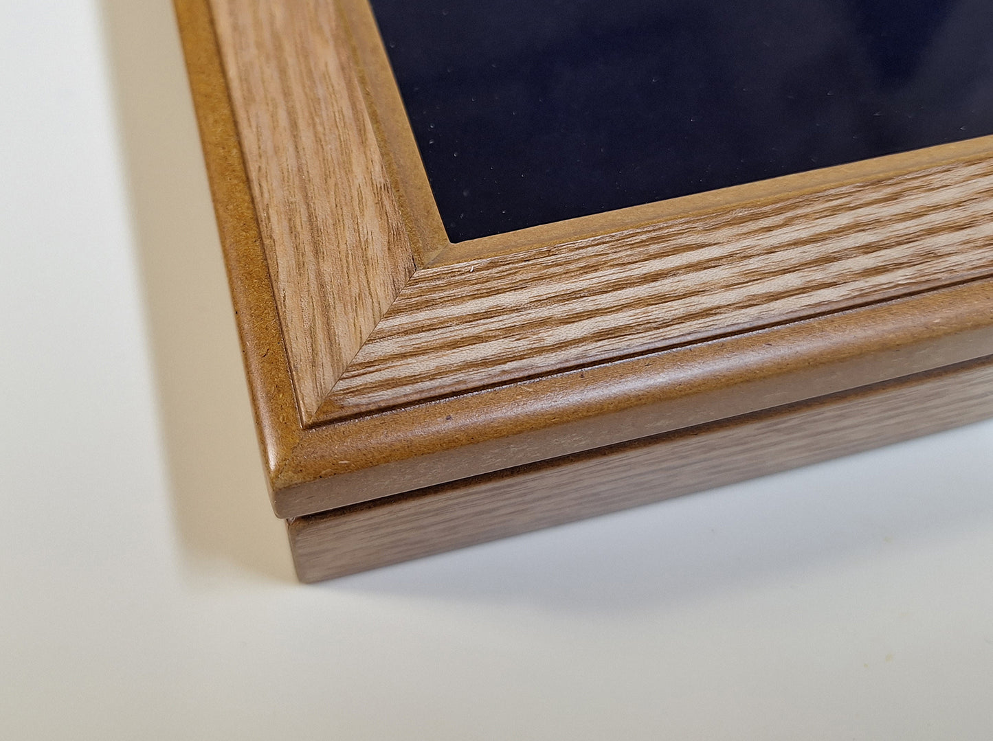 Ordenvitrine, Sammlervitrine Design Eiche, 375 x 260 x 30mm Art.Nr. 201