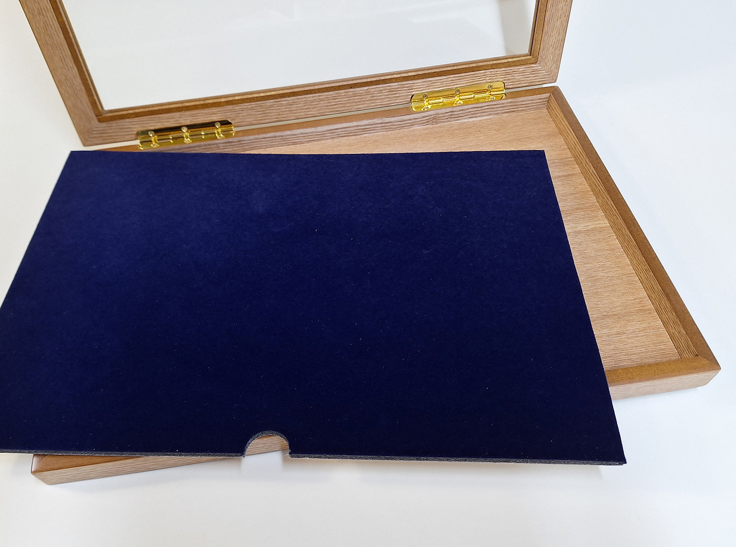 Ordenvitrine, Sammlervitrine Design Eiche, 375 x 260 x 30mm Art.Nr. 201