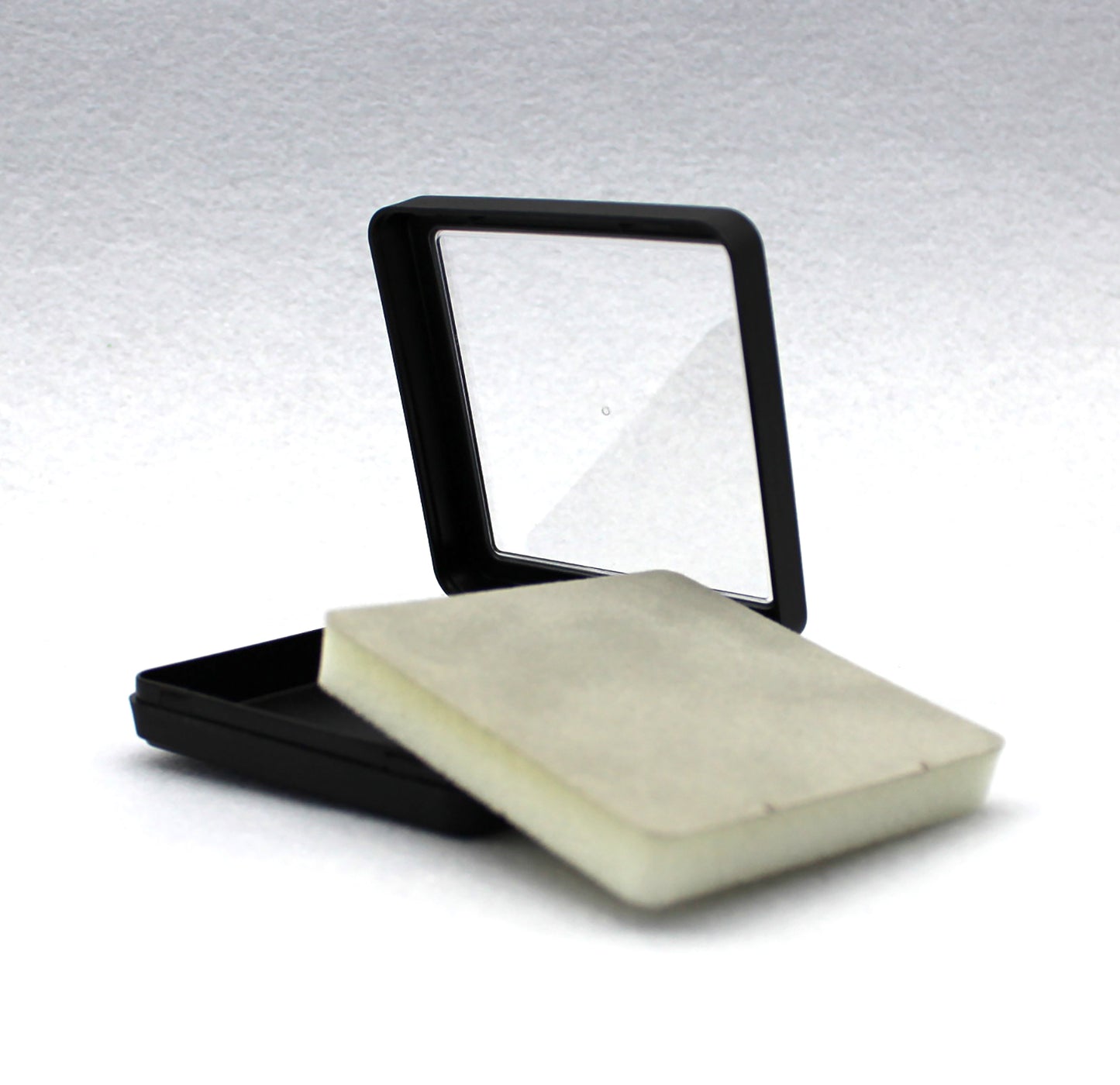 Ordenetui Klappetui Kunststoff schwarz, klein 85 x 85 x 20mm