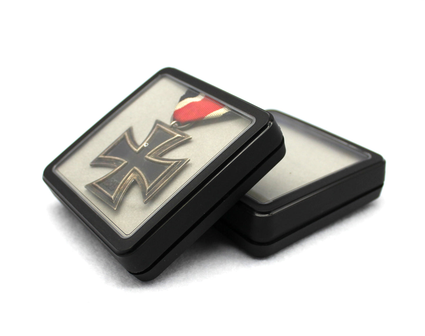 Ordenetui Klappetui Kunststoff schwarz, klein 85 x 85 x 20mm