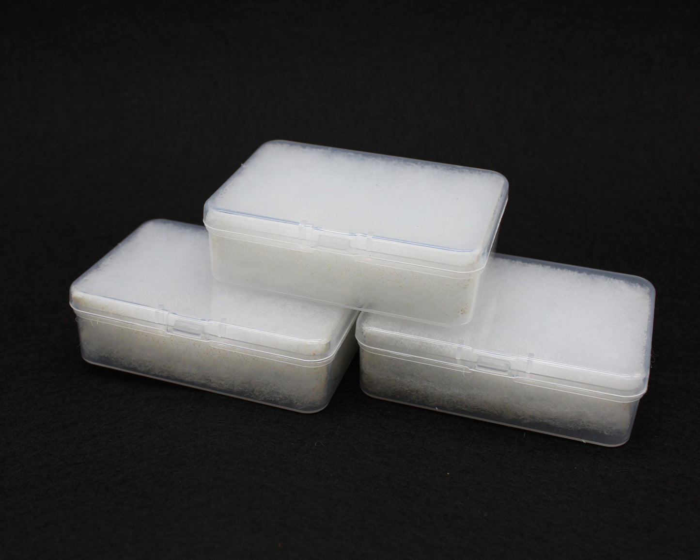 Ordenetui Klappetui Kunststoff PP transparent 85 x 60 x 25mm