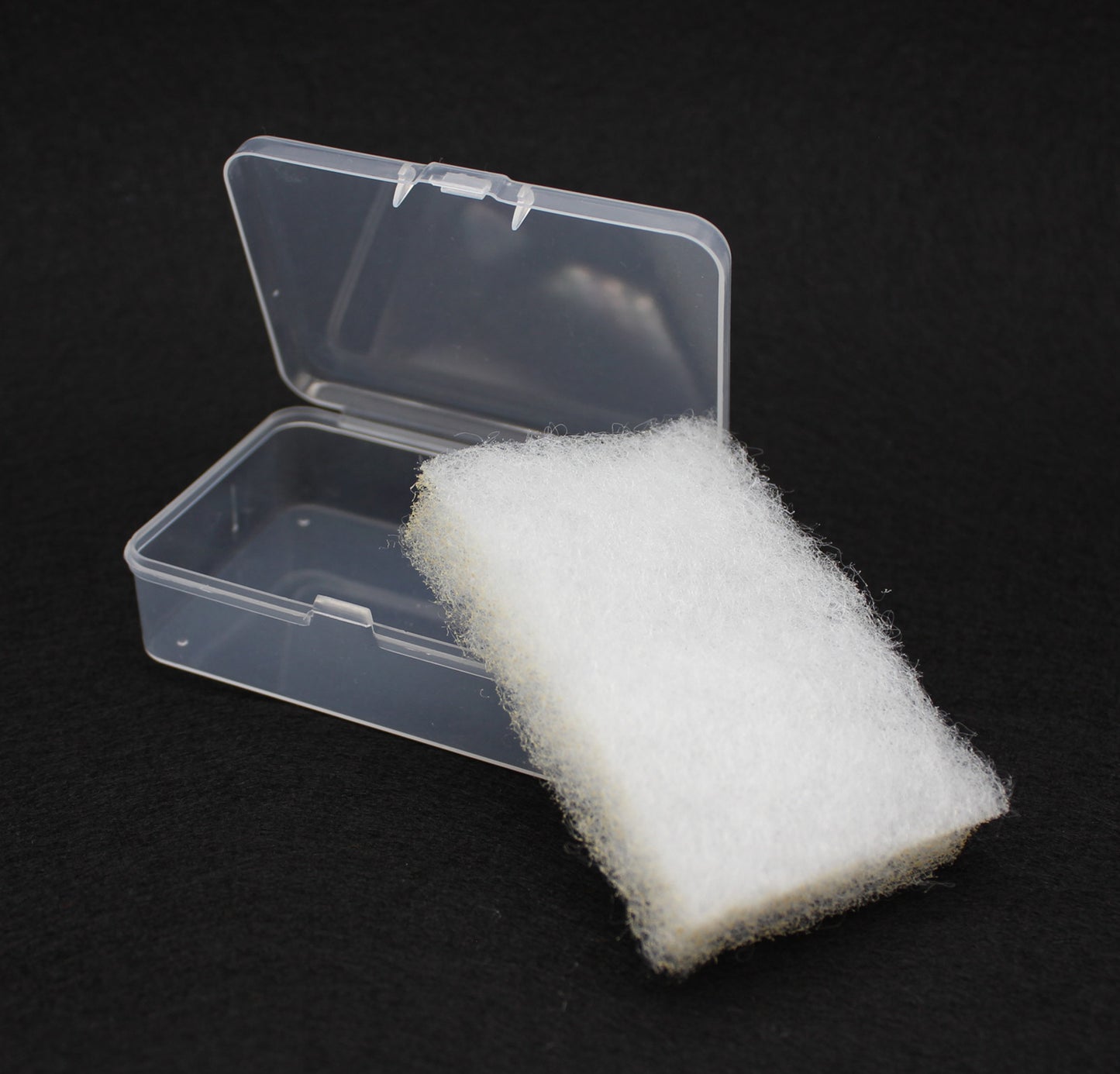 Ordenetui Klappetui Kunststoff PP transparent 85 x 60 x 25mm