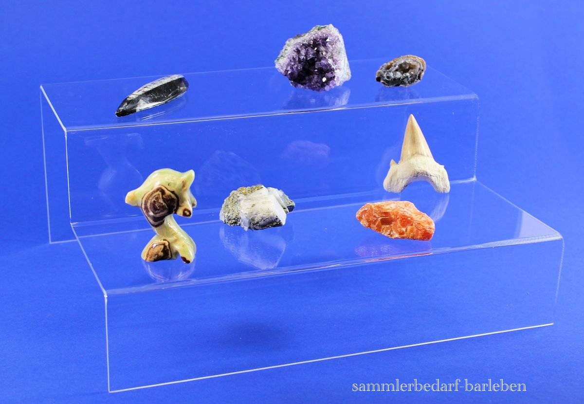 Dekotreppe aus Acrylglas 2 Stufen Art.Nr. 1510