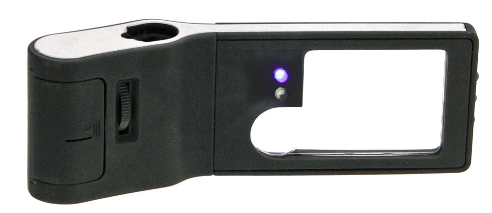 Sammlerbedarf Barleben – Lupe mit LED UV Mikroskop Art.Nr. 266