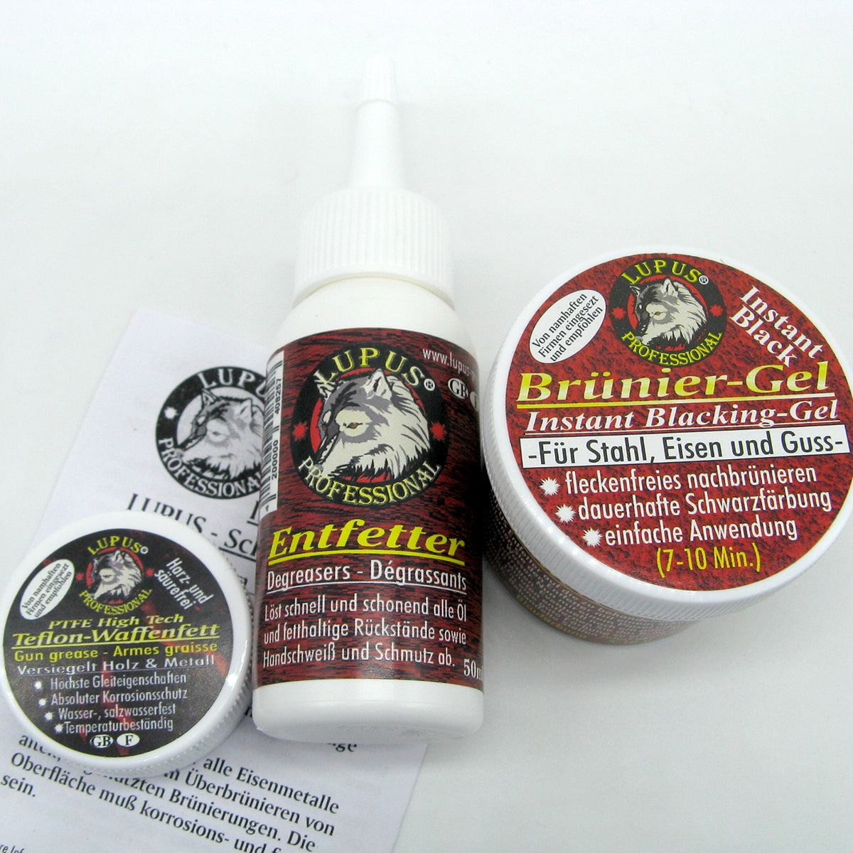 Brünierset Schnellbrünierset Eisen Stahl Guss Art.Nr. 425