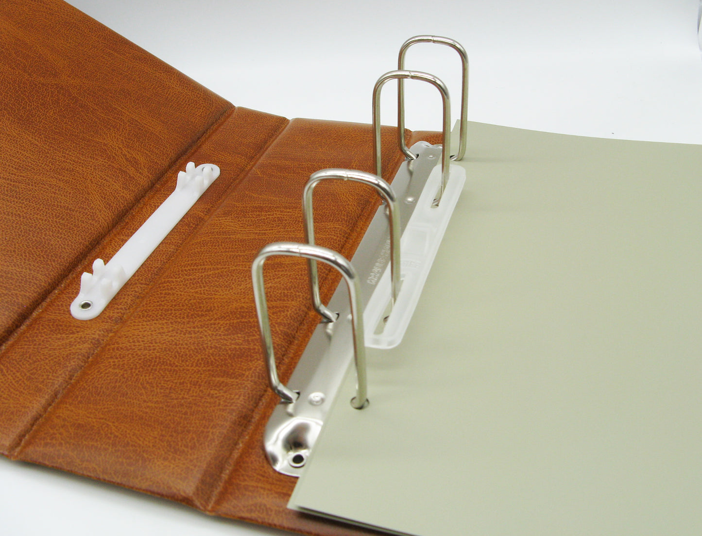 Sammlerbedarf Barleben – A5 Ringbinder leer "Compact Luxus braun" für Dokumente, Briefe, Karten und vieles mehr Art.Nr. 7870