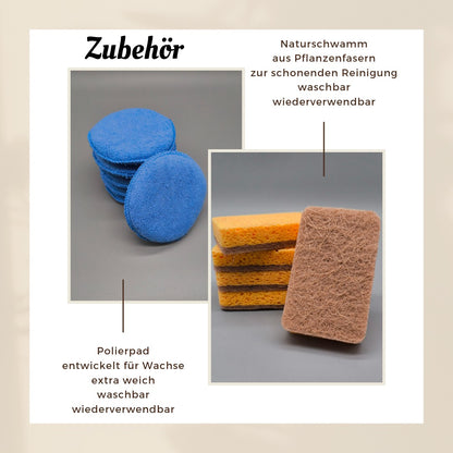Pflegeset - Holzpflege | die natürliche, lebensmittelechte Pflege für Holz