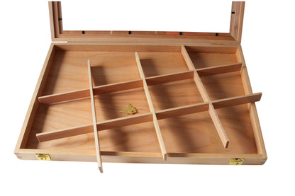 NEU IM SHOP! SONDERPREIS  - Ordenvitrine aus Echtholz Buche – abschließbar, entnehmbarer Facheinsatz