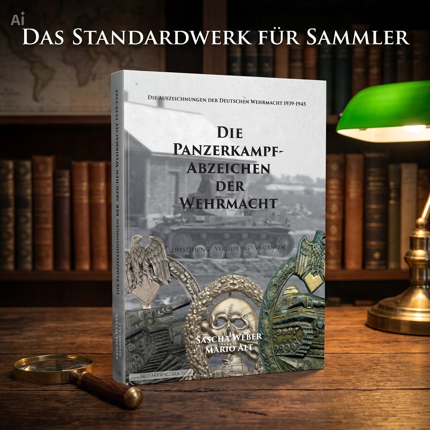 Vorverkauf - Die Panzerkampfabzeichen der Wehrmacht (Sascha Weber & Mario Alt)