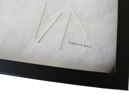 Sammelvitrine, Ordenvitrine, Schaukasten Echtglasscheibe gross, 41 x 31 x 2,5cm