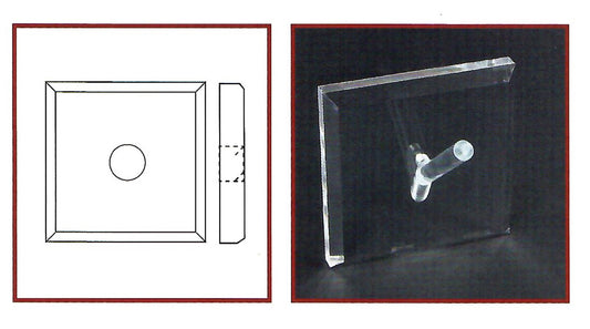 ABVERKAUF - 1 Paar Wandhalter  Deluxe Art.Nr. 856