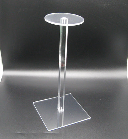 3 tlg. Helmständer, Mützenständer 30cm hoch, größere Grundplatte Art.Nr. 1473