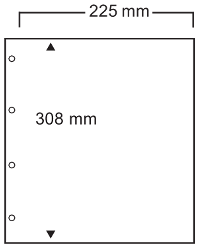 Sammlerbedarf Barleben – A4 Karton Blätter für die Blattschutzhülle 459, Karton in hellbeige, 10 Blatt Art.Nr. 490