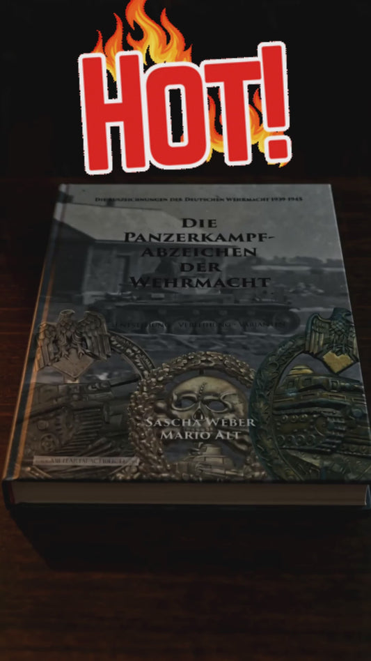 Vorverkauf - Die Panzerkampfabzeichen der Wehrmacht (Sascha Weber & Mario Alt)